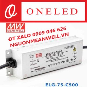 Bộ Nguồn Meanwell ELG-75-C500 Bộ Nguồn Meanwell ELG-75-C500