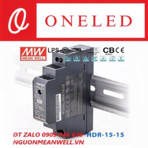 Bộ Nguồn Meanwell HDR-15-15