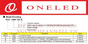 Bộ Nguồn Meanwell HLG-185H-12A