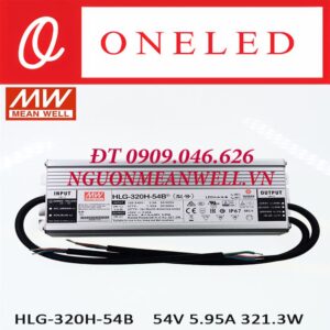 Bộ Nguồn Meanwell HLG-320H-54B Bộ Nguồn Meanwell HLG-320H-54B