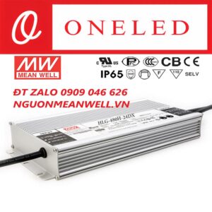 Bộ Nguồn Meanwell HLG-480H-24DX Bộ Nguồn Meanwell HLG-480H-24DX