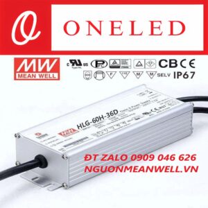 Bộ Nguồn Meanwell HLG-60H-36D Bộ Nguồn Meanwell HLG-60H-36D