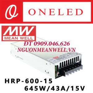 Bộ Nguồn Meanwell HRP-600-15 Bộ Nguồn Meanwell HRP-600-15