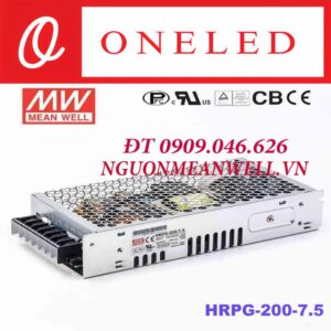 Bộ Nguồn Meanwell HRPG-200-7.5 Bộ Nguồn Meanwell HRPG-200-7.5